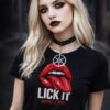 Lick It™ – Black “Lick It” Queens of Acid T-Shirt