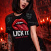 Lick It™ – Black Autographed “Lick It VIP” Queens of Acid T-Shirt & Autographed Band Photo (see notes)