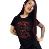 Black "Queen of Acid" Devil Kitty T-Shirt